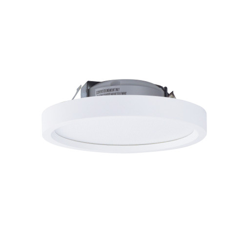 Nora Lighting NLOS-R42L40WW 4" SURF Regressed Edge-Lit Surface Mounted LED, Round Baffle, 650lm, 11W, 4000K, 90+ CRI, 120V Triac/ELV Dimming, White