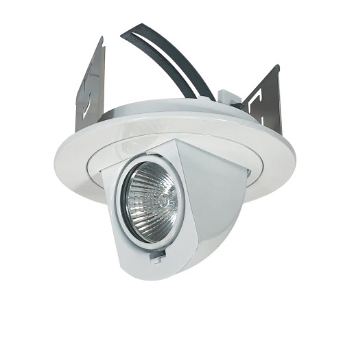 Nora Lighting NL-470W 4",LV,ELBOW TRIM,ADJ,WHITE