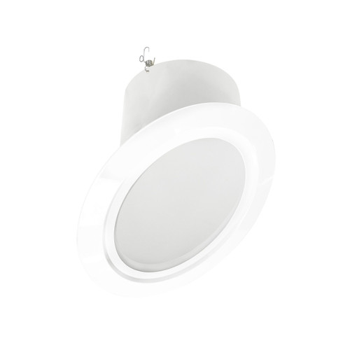 Nora Lighting NTM-616/45W 6" Super Sloped Reflector Trim, White Reflector / White Flange