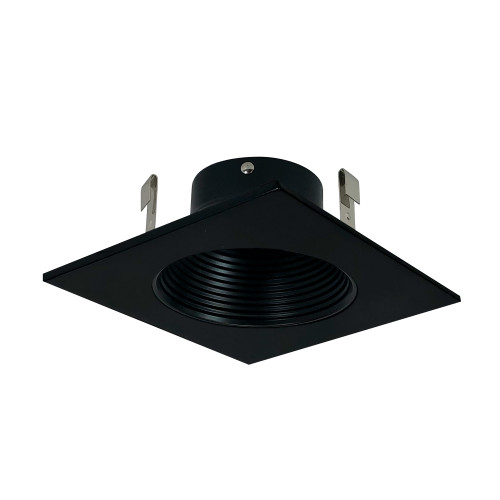 Nora Lighting NL-4810BB 4" BLK BAFFLE, SQ TRIM BLACK