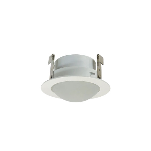 Nora Lighting NL-3325W 3" Frosted Dome Lens with Reflector, White