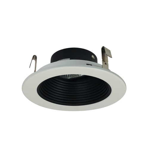 Nora Lighting NL-411P 4",LV,PHNLIC BLK STEP BAF, WHT