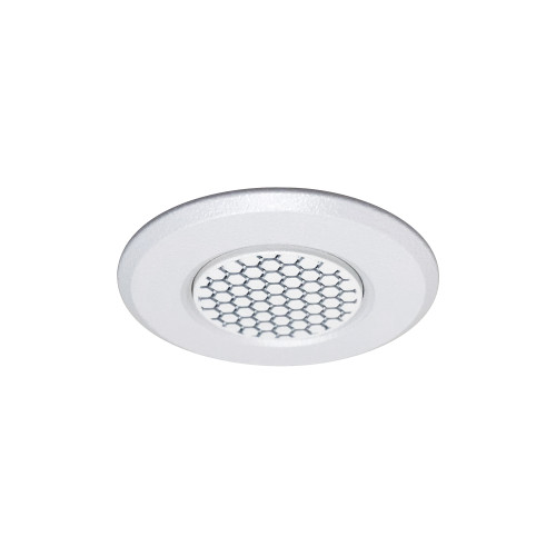 Nora Lighting NM1-RAIHECW 1" Round M1 Hex Cell Louver Trim, White