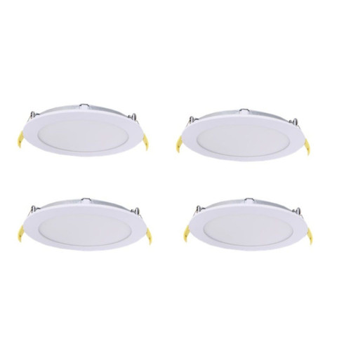 Halco 89140 ProLED Select Slim Downlight 4in 4-Pack 10W 2700K-5000K Color Selectable Dimmable JA-8 | FSDLS4FR10/CCT/LED/4PK | Halco Lighting Technologies | Halco Lighting Technologies at lightingandsupplies.com
