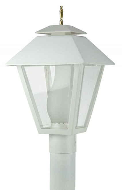 Wave Lighting 111-LT22 COLONIAL POST TOP W/GLASS CHIMNEY