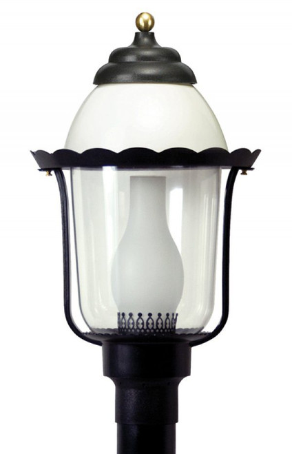 Wave Lighting 123-LR12 VICTORIAN POST TOP W/GLASS CHIMNEY