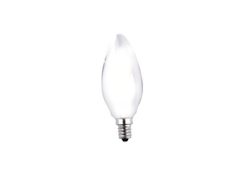 Halco Lighting Technologies 14058 LED Bullet (B11) Filament Bulb Frosted Candelabra (E12) Base 120V 300 Lumen 15000 hours 82 CRI Dimmable