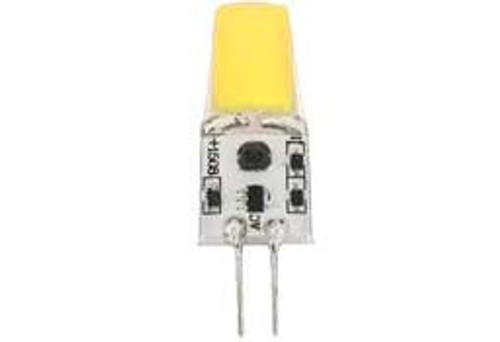 Halco Lighting Technologies 14286 LED JC Lamp 2.5W watts 3000K 10-18V Lumen G4 base hours 82 CRI Omnidirectional Non-Dimmable