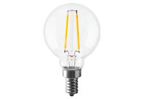 Halco Lighting Technologies 15530 LED Chandelier (CA10) Filament Bulb Clear Candelabra (E12) Base 120V 180 Lumen 15000 hours 80 CRI Dimmable