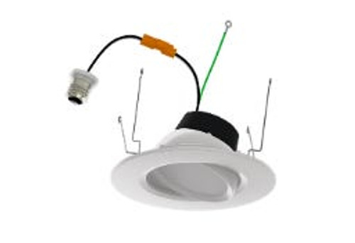 Halco Lighting Technologies 16169 ProLED Select Gimbal Downlight 6in 10W 2700K-5000K Color Selectable Dimmable JA-8