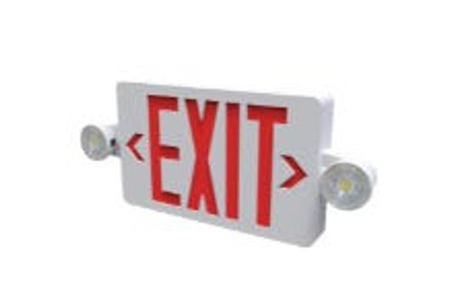 Halco Lighting Technologies 16281 Evade Exit & Emergency Combo Red Lettering