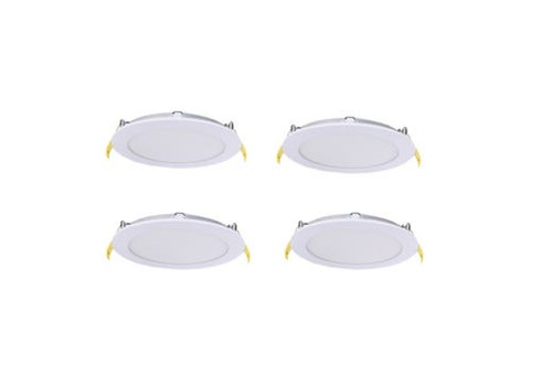 Halco Lighting Technologies 17085 ProLED Select Slim Downlight 4in 4-Pack 10W 2700K-5000K Color Selectable Dimmable JA-8
