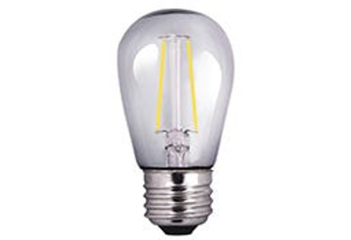 Halco Lighting Technologies 8832 LED S14 Shape Filament Bulb Clear Medium (E26) Base 120V 200 Lumen 15000 hours 82 CRI Dimmable