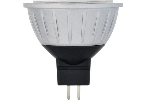 Halco Lighting Technologies HAL8100 LED MR16 8W 2700K or 3000K GU5.3 Base Dimmable GU5.3 Base Silver-Dark Gray 10-18V - 590-600 Lumen - 40000 hours - 80CRI