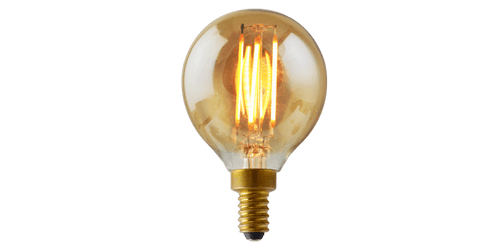Green Creative 36069 PREMIUM G16.5 4W FILAMENT DIM AMBER Filament & Deco Light Bulbs