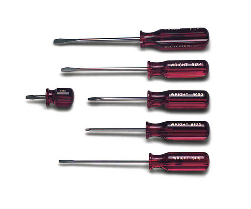 Wright Tools 9477 6 PiecesÑScrewdriver Set