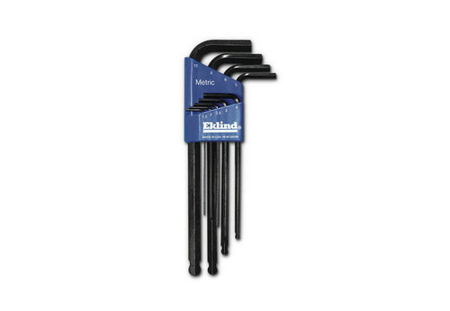 Wright Tools 9E13609 9 PiecesÑMetric Ball Driver Hex Set