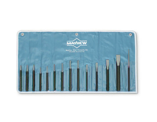 Wright Tools 9663 14 PiecesÑMechanics Punch & Chisel Set