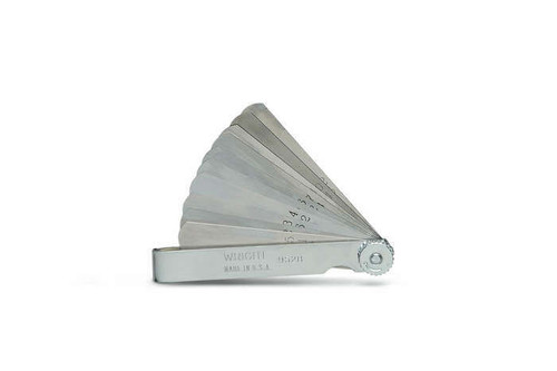 Wright Tools 9528 Metric Feeler GaugesÑ10-Blade Gauge