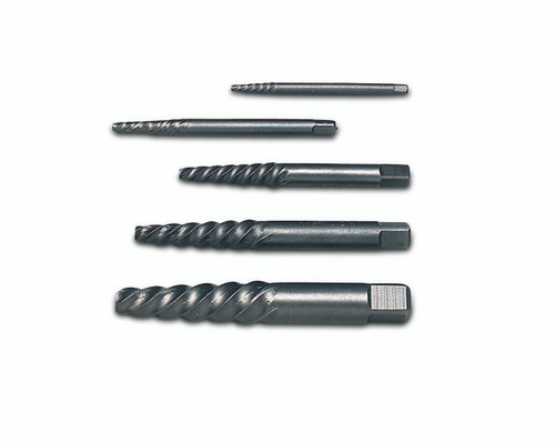 Wright Tools 9G95202 Spiral Thread Screw Extractor Set