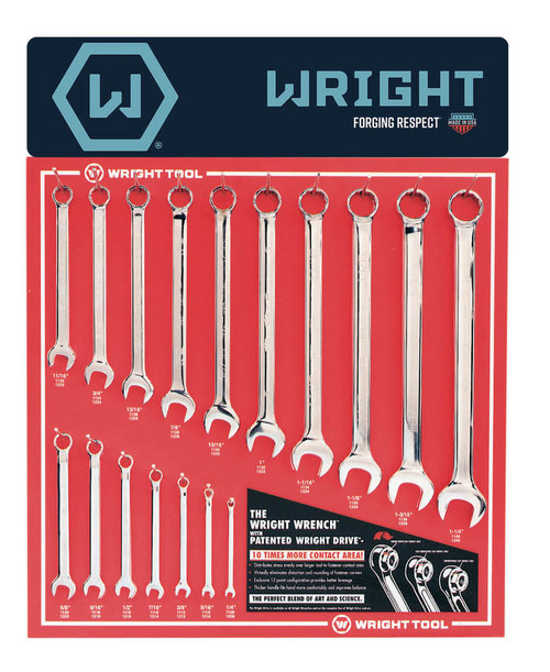 Wright Tools D977 Fractional Combination Wrenches