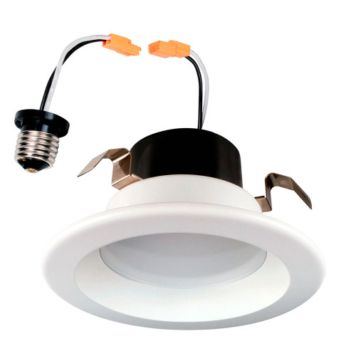 Galaxy Lighting RL-RT400WH-1 Dimmable 4" LED Retrofit Downlight Kit with White Reflector
