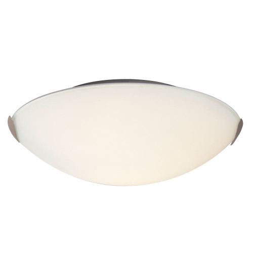 Galaxy Lighting 612410BN Flushmount - Brushed Nickel with Satin White Glass