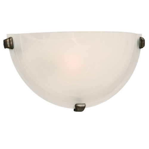 Galaxy Lighting 208616ORB Wall Sconce - Oil Rubbed Bronze w/ Marbled Glass