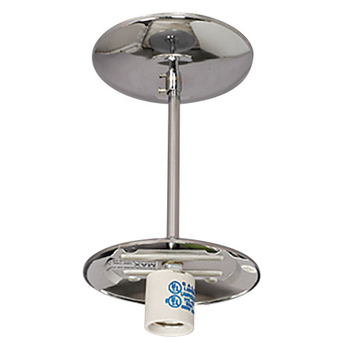 Galaxy Lighting 61008-CH Semi-Flush Mount Light Holder - Chrome