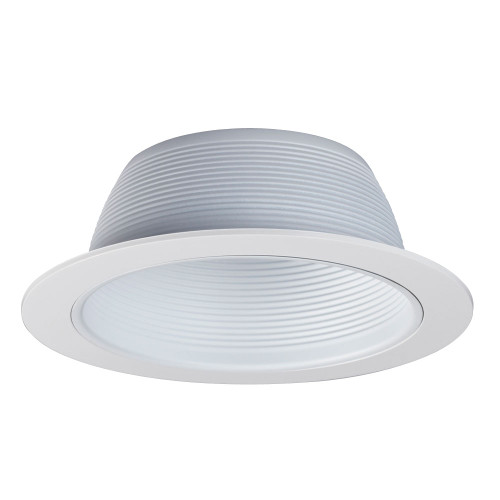 Galaxy Lighting 509WH 6" Line Voltage Step Baffle - White