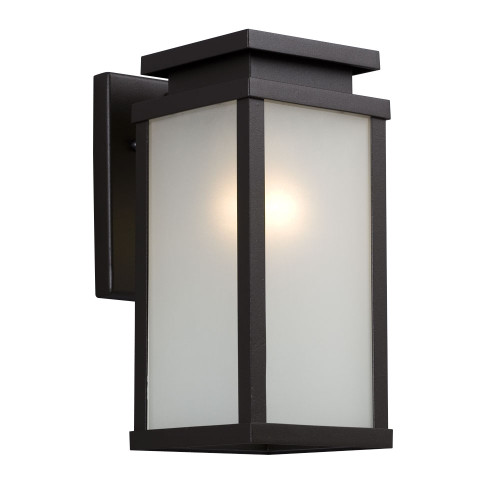 Galaxy Lighting 324320BK OUTDOOR BK with Frosted Glass