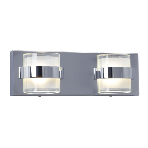 Galaxy Lighting L724597CH 2-L Dimmable LED VANITY CH