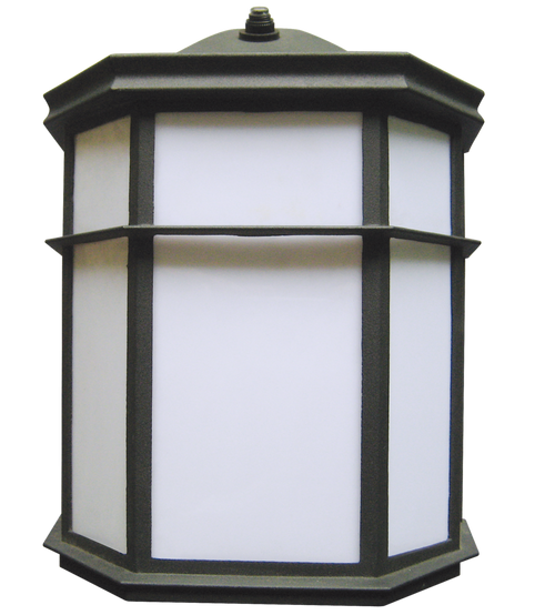 Cyber Tech Lighting LW13801-BZ-P-LED 12W LED Pocket Wall Lantern w/ Photocell