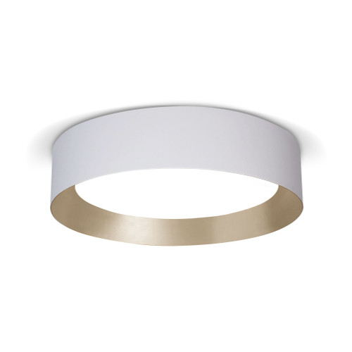 Pure Lighting 5601-860RC-WH/GD-3000-TR Barcelona Big White And Gold