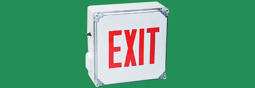Orion Lighting EXFW1 HARRIS LED Wet Location Exit Sign