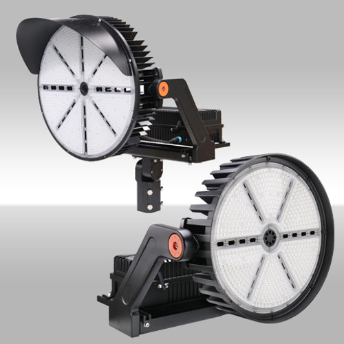 Maxlite SHF620H-50NLK Sports/HO Flood - 620W, 220-480V, 20K Surge Protector, Narrow (20 degrees), 5K, Black, Knuckle Slipfitter