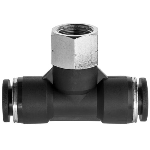 USA Sealing ZUSA-TF-PTC-522 Push to Connect Tube Fittings-Tee Adapter-Tube to Female Threaded Pipe