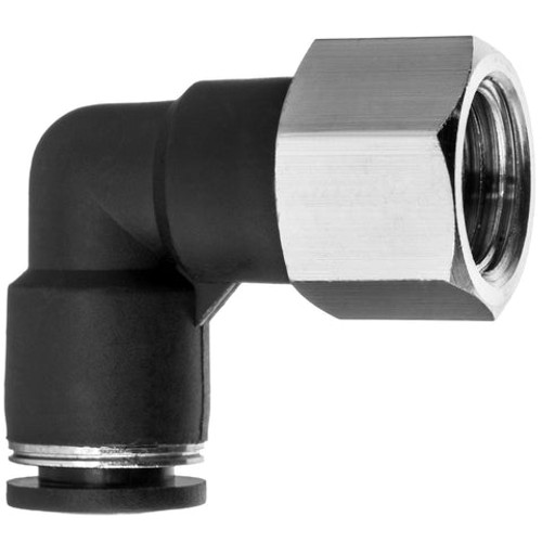 USA Sealing ZUSA-TF-PTC-329 Push to Connect Tube Fittings-90 Degree Elbow Adapter-Tube to Female Threaded Pipe