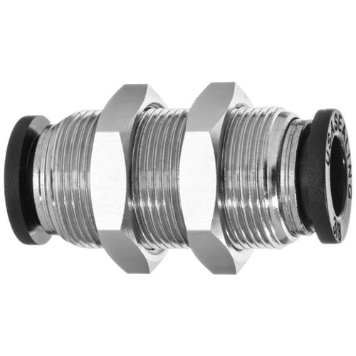 USA Sealing ZUSA-TF-PTC-1004 Push to Connect Tube Fittings-Bulkhead Through Wall Straight Connector