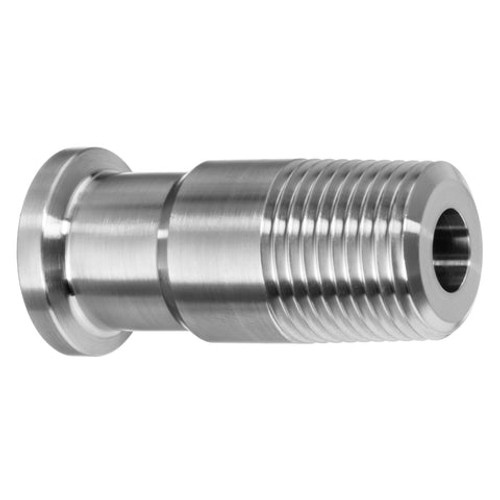 USA Sealing ZUSA-STF-QC-479 Straight Adapter Quick Clamp to NPT Male Thread Sanitary Fitting - 316SS