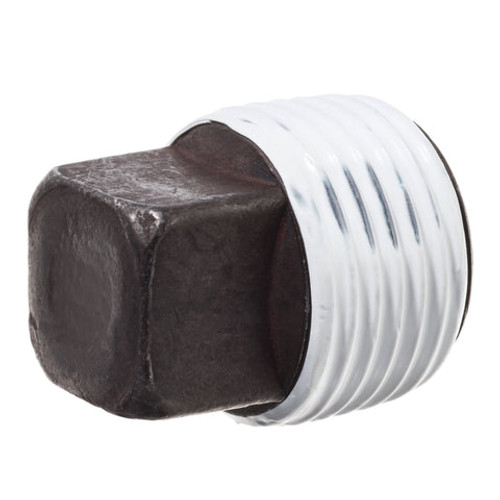 USA Sealing ZUSA-PF-6582 Black Coated Steel Class 3000 Square Head Plug