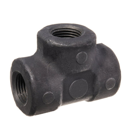 USA Sealing ZUSA-PF-6534 Black Coated Steel Class 3000 Tee