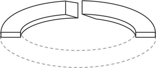 USA Sealing ZBIGTST118 PTFE Single Turn Backup Ring (Dash 118)