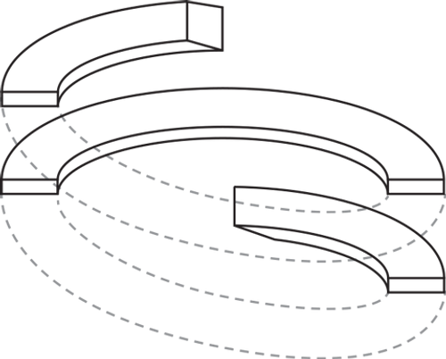 USA Sealing ZBIGTSP436 PTFE Spiral Backup Ring (Dash 436)