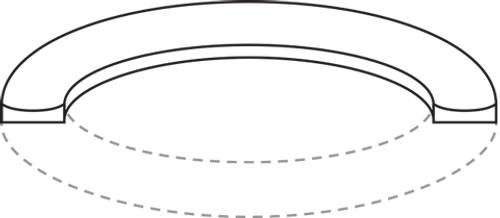 USA Sealing ZBIGHB90436 Buna-N Backup Rings (Dash 436)