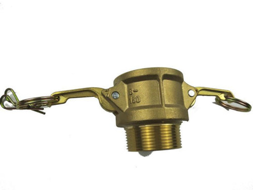 USA Sealing BULK-CGF-188 Type B Coupler with Threaded NPT Male End - Brass