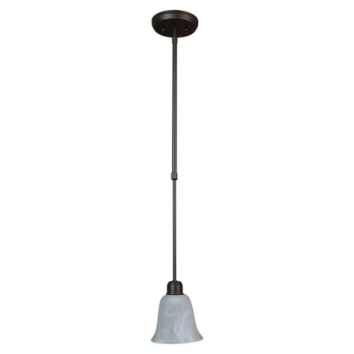 Arkansas Lighting 3387P-MB One Light Matte Bronze Adjustable Pendant