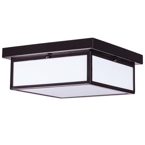 Arkansas Lighting 3629CGU-CP 12" Square Polished Chrome Frame Ceiling Fixture