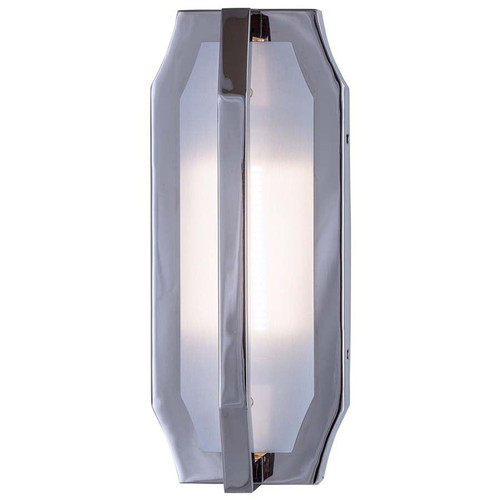 Arkansas Lighting 3972C 12-1/8" Polished Nickel Wall Sconce Arkansas Lighting 3972C 12-1/8" Polished Nickel Wall Sconce