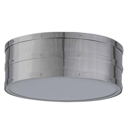 Arkansas Lighting 4009C-LED 12.25" diameter Polished Nickel Integrated LED Ceiling Fixture